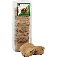 Mises En Bouche Rondes D70 Mm En Feuille De Bambou